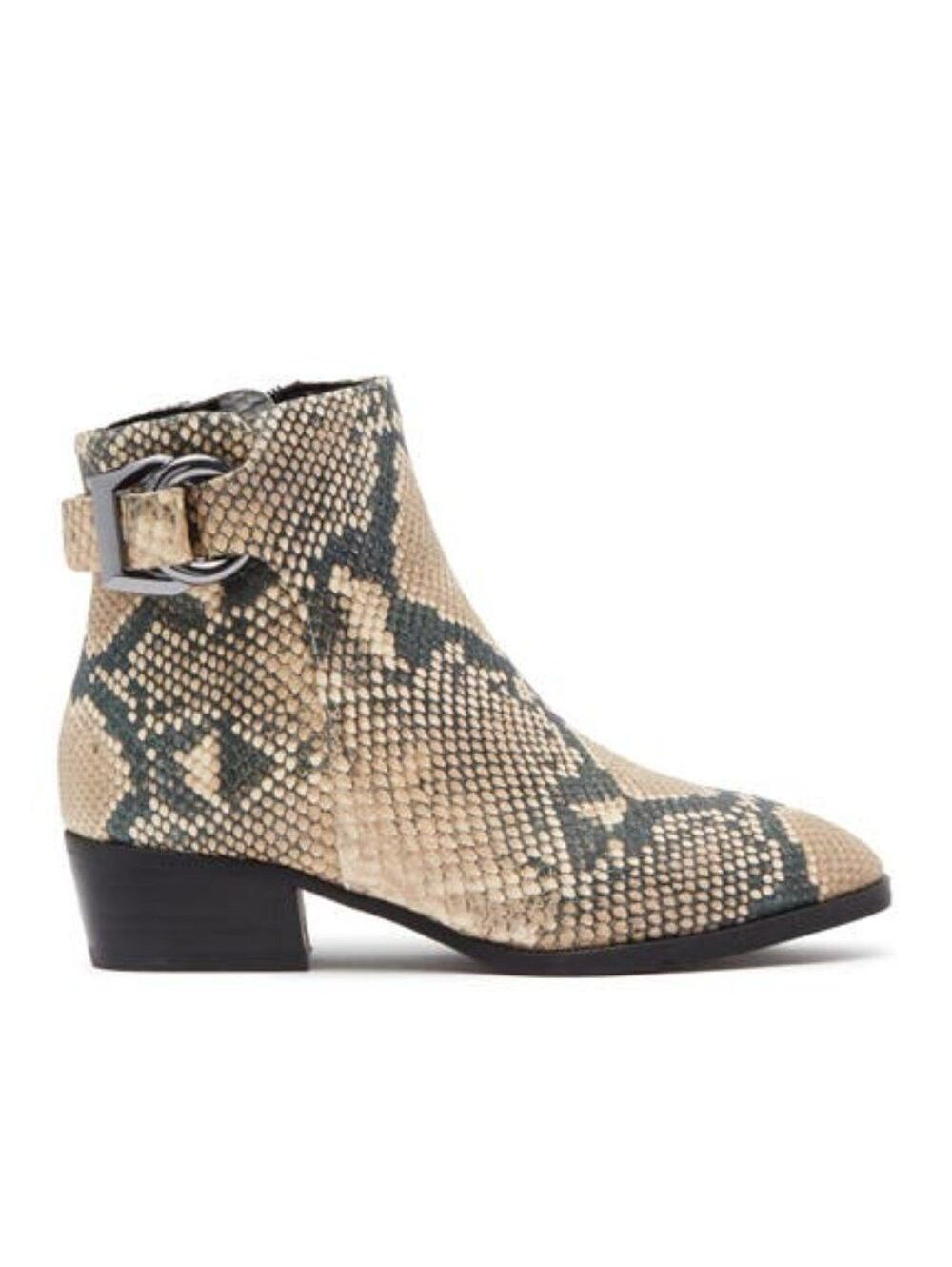 Steven by Steve Madden Ringer Boots  Natural-Multi  W (6.5) Retail $139